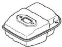 HUSQVARNA 543AE15 - Tlumic vfyfuku - 2