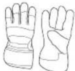 HUSQVARNA 543AE15 - RUKAVICE - 1