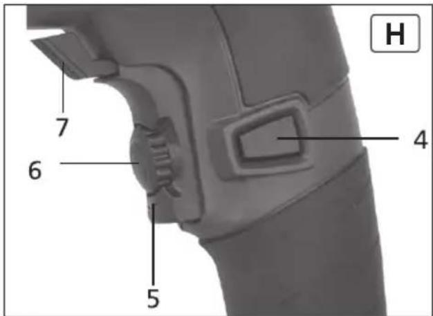 Gamma HD1050VRQ2 - Omschakelen van draairichting (8) - 1