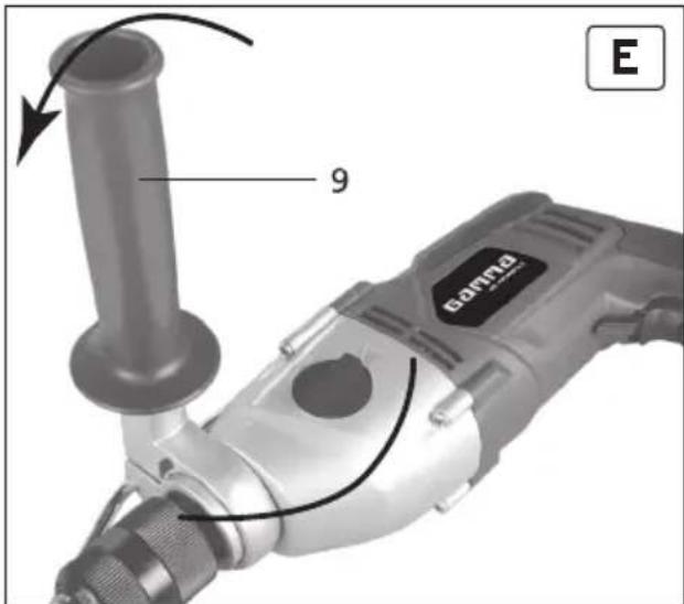 Gamma HD1050VRQ2 - Montage de la poignée latérale (9) - 2