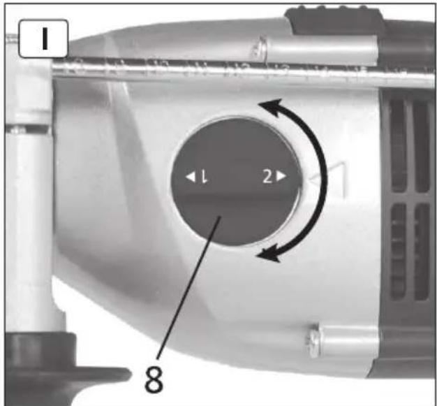 Gamma HD1050VRQ2 - Sélecteur de régime (8) - 1