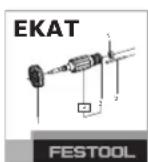 FESTOOL T 15+3 - Kundendienst und Reparatur nur durch Hersteller oder durch Servicewerkstätten: Nächstgelegene Adresse unter: - 1