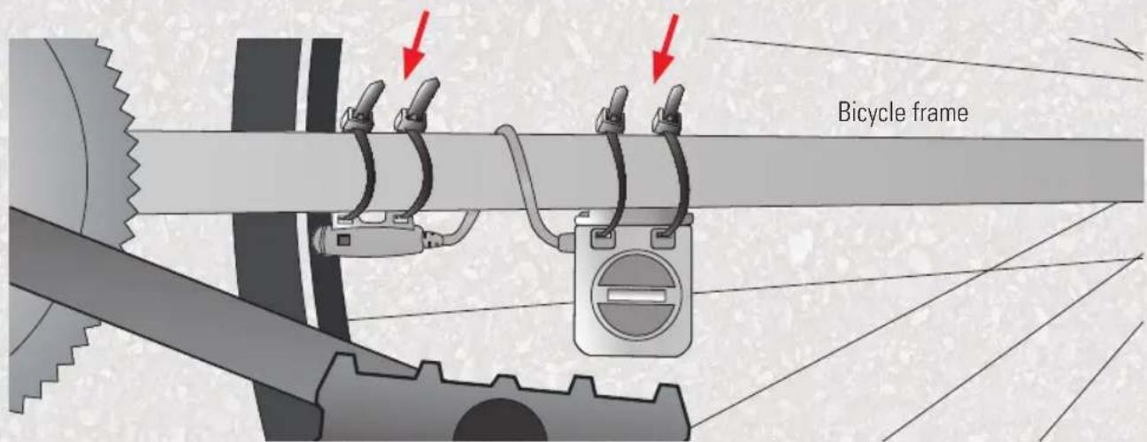 FALK Pantera - Fitting of the combined speed and cadence meter - 3