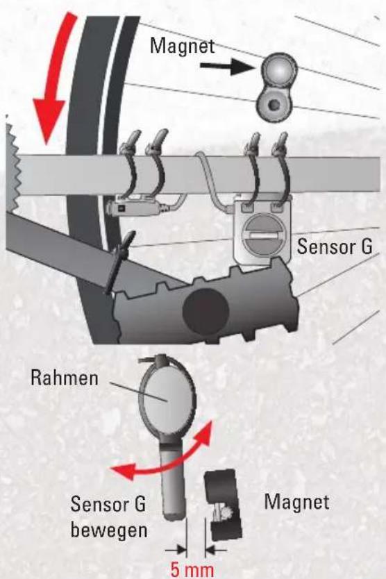 FALK Pantera - Montage des Magnets für die Geschwindigkeitsmessung - 3