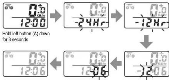 CONRAD 84 14 08 - 12/24 hr Mode + Setting the Time - 1