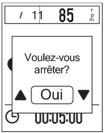 Bryton Rider 330 - Arrêter l'entraînement - 1