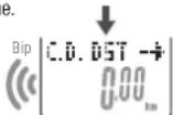 CAT EYE CCTR300TW V3 - Entrée de la distance de la course - 1