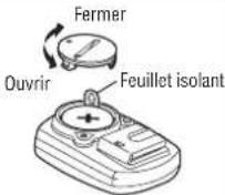 CAT EYE CCTR300TW V3 - Retrait du feuillet isolant - 1