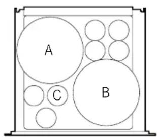 FRANKE FS DRW 14 - Eksempler på isætning - 2