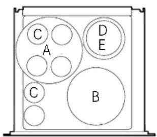 FRANKE FS DRW 14 - Eksempler på isætning - 3