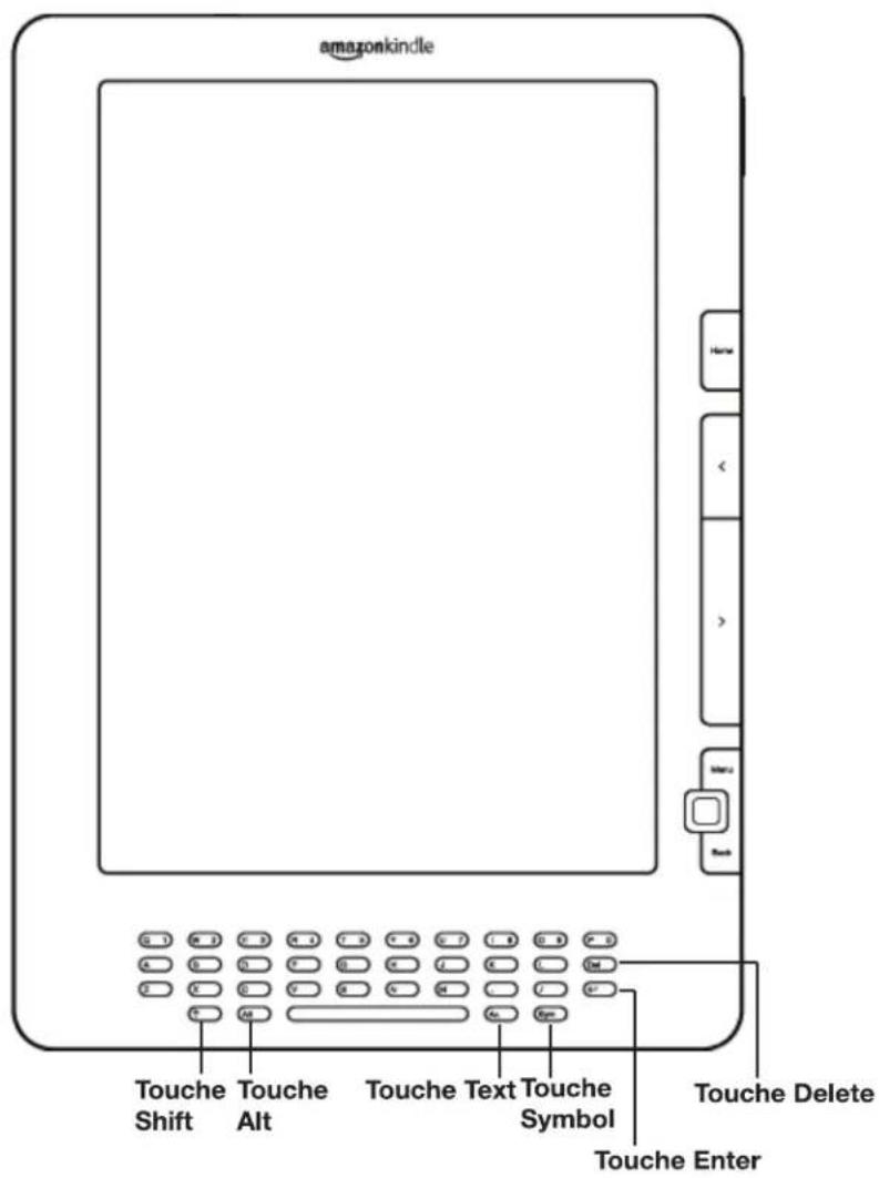 AMAZON Kindle DX (4th gen) - Saisie de texte - 1