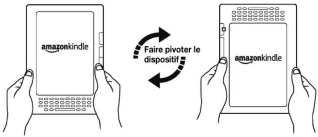 AMAZON Kindle DX (4th gen) - Orientation de l'écran - 2