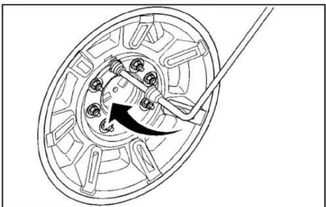 Hummer H2 (2009) - Rangement du pneu plat ou de secours - 1