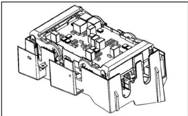 Hummer H2 (2009) - Bloc-fusibles d'ensemble instruments central - 2