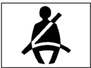 Hummer H2 (2009) - Rappels de ceinture de sécurité   Témoins de rappel des ceintures de sécurité - 1