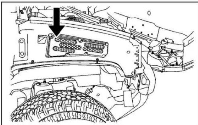 Hummer H2 (2009) - Filtre à air du moteur - 1
