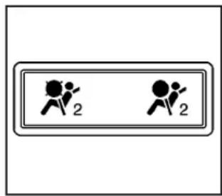 Hummer H2 (2009) - Témoin de désactivation du sac gonflable - 2