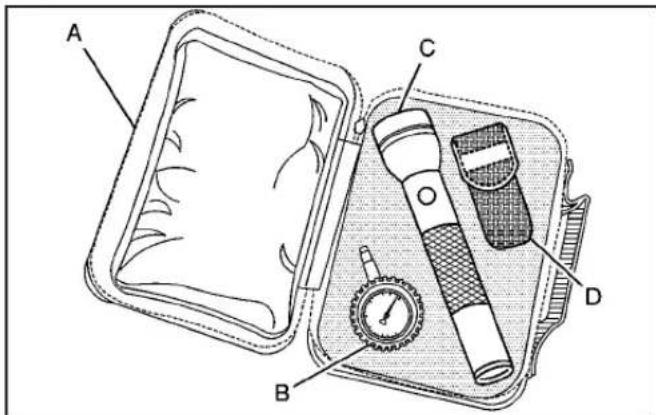 Hummer H2 (2009) - Trousse de premiers soins et trousse à outils - 2