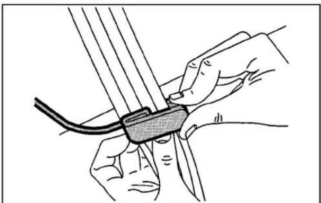Hummer H2 (2009) - Guides de comport de ceinture de sécurité arrête - 2