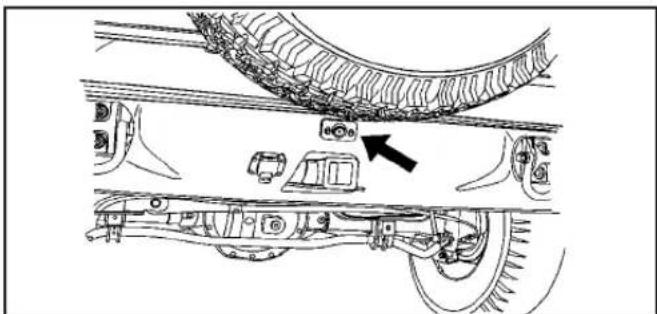 Hummer H2 (2009) - Emplacement de laamera de vision arrriere - 1