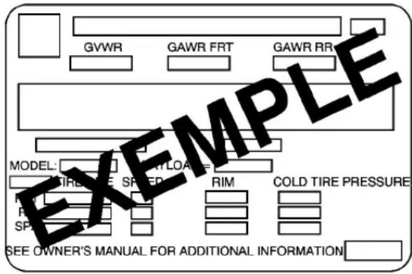Hummer H2 (2009) - Étapes permettant de déterminer la limite correcte de charge - 4