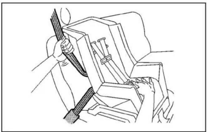 Hummer H2 (2009) - Fixation d'un apparéil de retenue pour infant en position siège arrête - 3