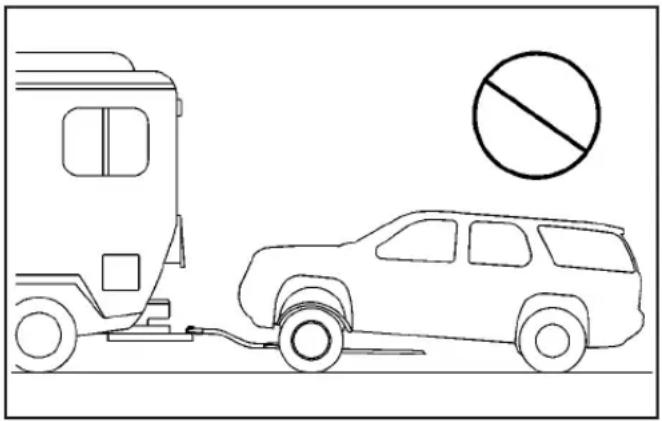Hummer H2 (2009) - Remorquage avec chariot - 1
