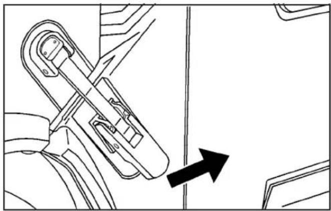 Hummer H2 (2009) - Levier d'ouverture du capot - 1