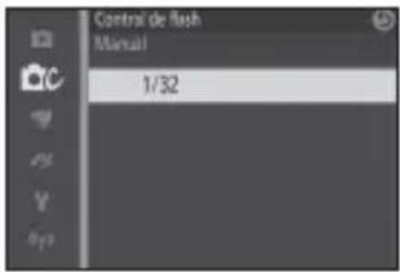 Control de Flash Manual 1/32