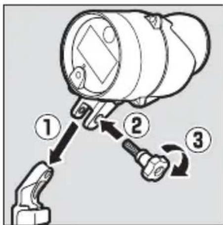 NIKON SBN10 - Fixez l'adaptateur pour câble en fi bre optique. - 2
