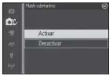 Flash substrato Activar Desactivar