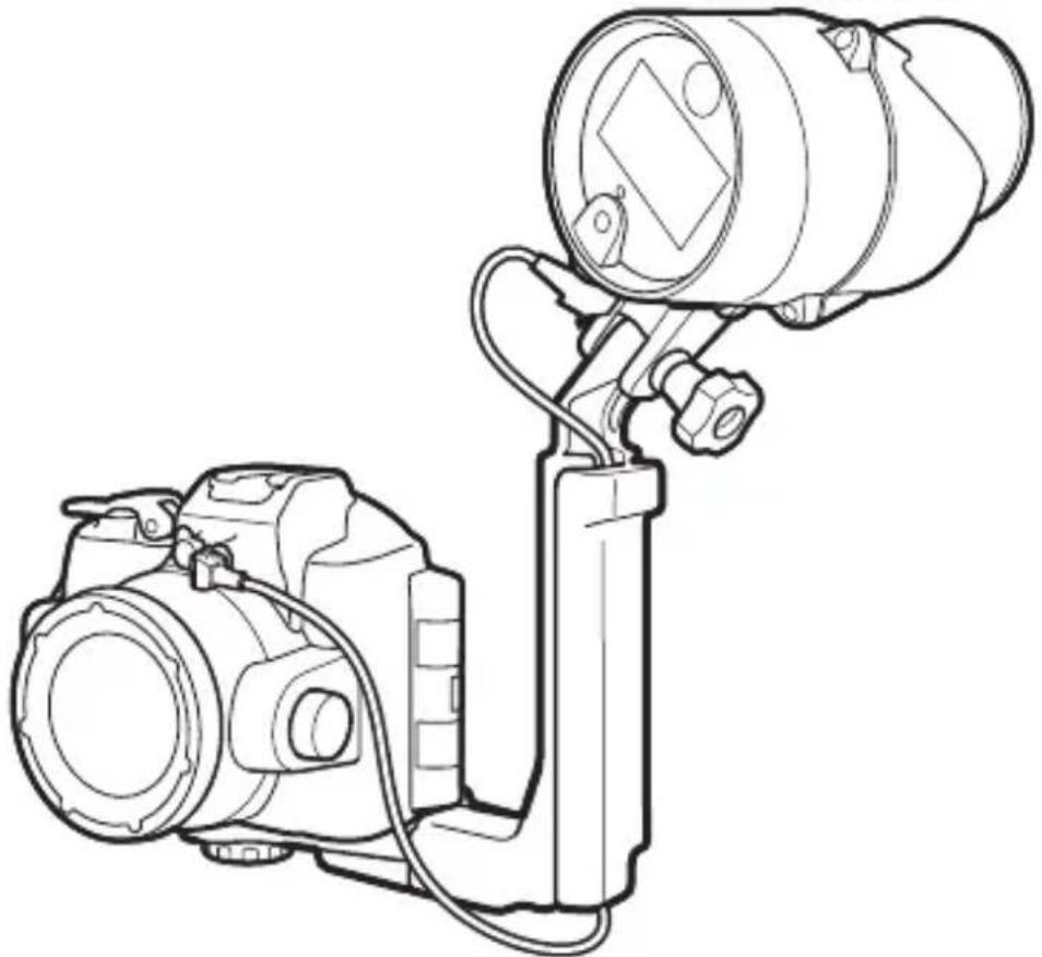 NIKON SBN10 - 将连接线连接至防水罩。 - 2