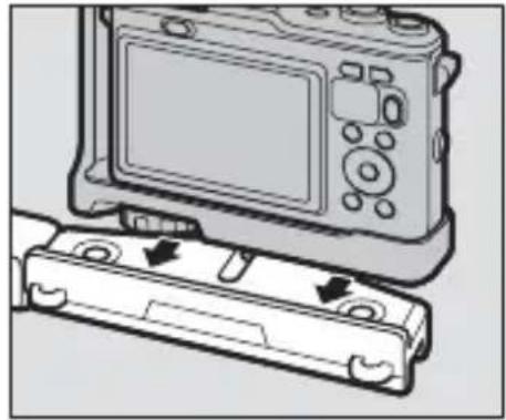 NIKON SBN10 - Place the camera/adapter assembly on the bracket. - 2