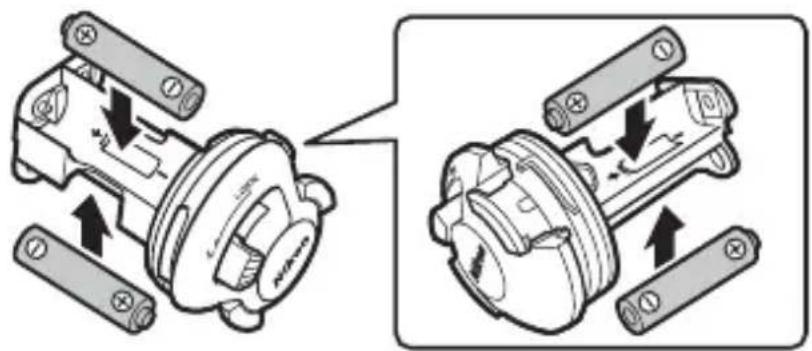 NIKON SBN10 - Legen Sie die Batterien oder Akkus ein. - 1
