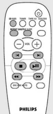 PHILIPS FWC355 - Utilisation du lecteur de CD - 2