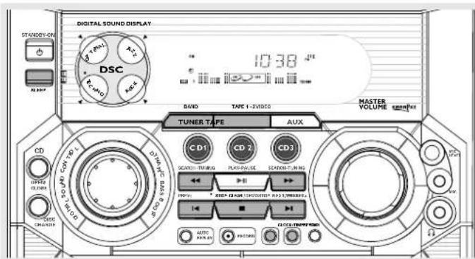 PHILIPS FWC355 - Horloge/Temporisateur - 1