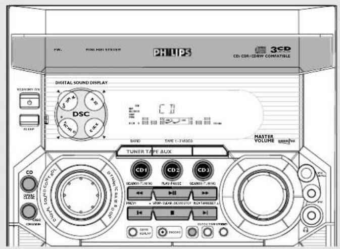 PHILIPS FWC355 - Utilisation du lecteur de CD - 1