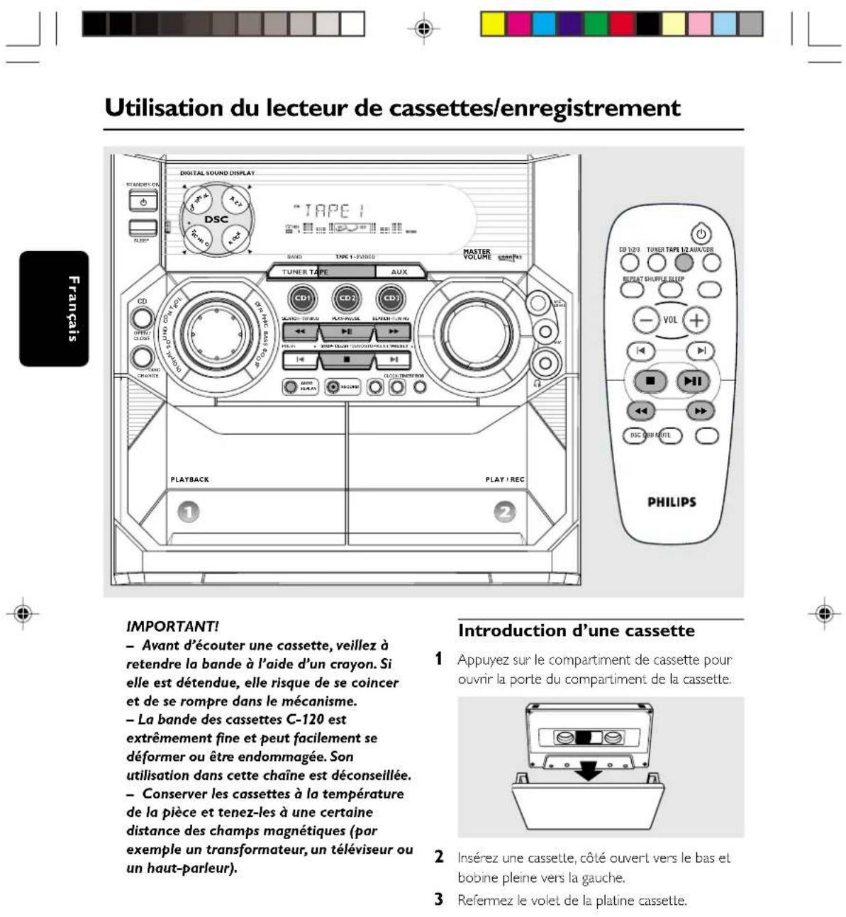 PHILIPS FWC355 - Remarks: - 1
