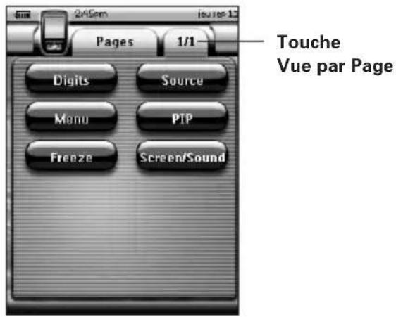 2/45em Pages 1/1 Digits Source Menu PTP Freeze Screen/Sound Touche Vue par Page