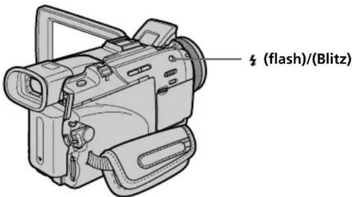 SONY DCRTRV40E - Aufnehmen mit dem Blitz - 1