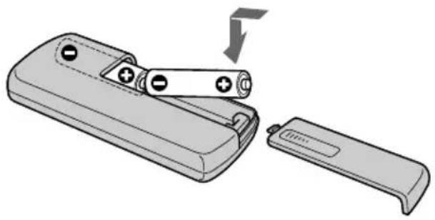 SONY DCRTRV40E - Vorbereiten der Fernbedienung - 1