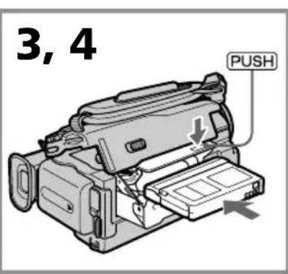 SONY DCRTRV40E - Schritt 3 Einlagen der Cassette - 2