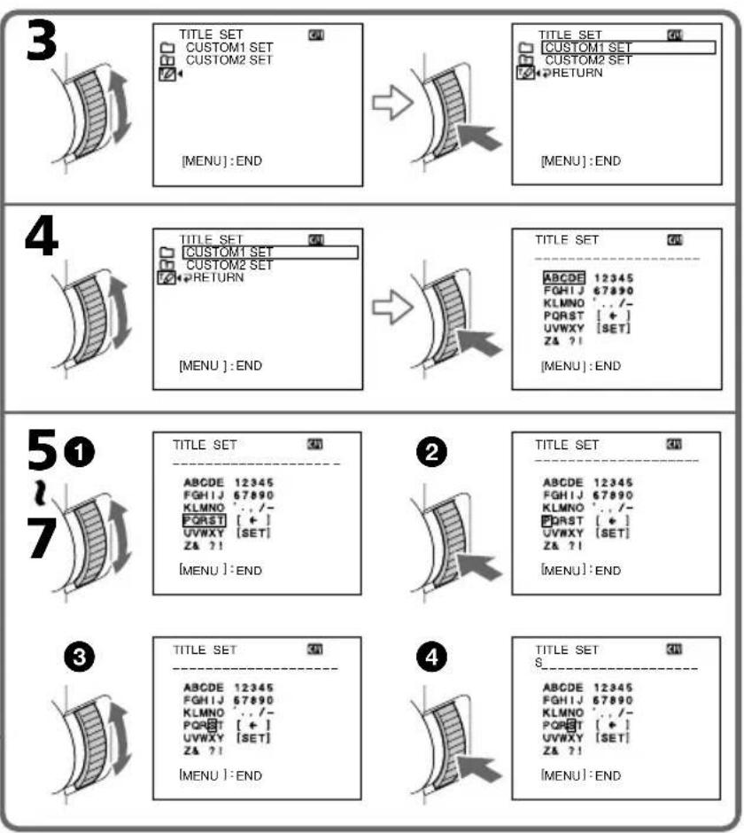 SONY DCRTRV40E - Erstellen eigener Titel - 2