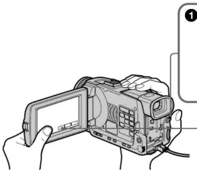 SONY DCRTRV40E - Wiedergabe des Standbildes auf dem LCD-Schirm (Seite 196) - 1