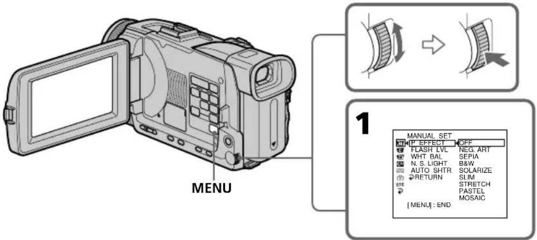 SONY DCRTRV40E - Verwendung der Spezialeffekte - Picture Effect - 1