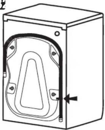 WHIRLPOOL AWOD 7224 - AANSLUITEN VAN DE AFVOERSLANG - 14