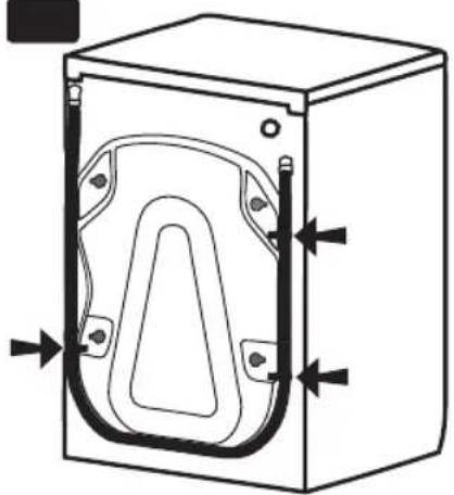 WHIRLPOOL AWOD 7224 - AANSLUITEN VAN DE AFVOERSLANG - 15
