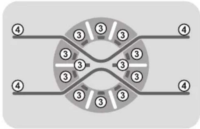 HOOVER DWT 413 AH1S - 2) Boutons de selection d'un programme - 1