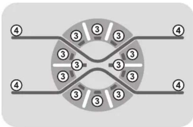 HOOVER DWT 413 AH1S - 2) Teclas DE SELECTION DE PROGRAMAS - 1