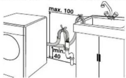 BEKO WMB 50621 UY - Wasserablauf anschlieBen - 2